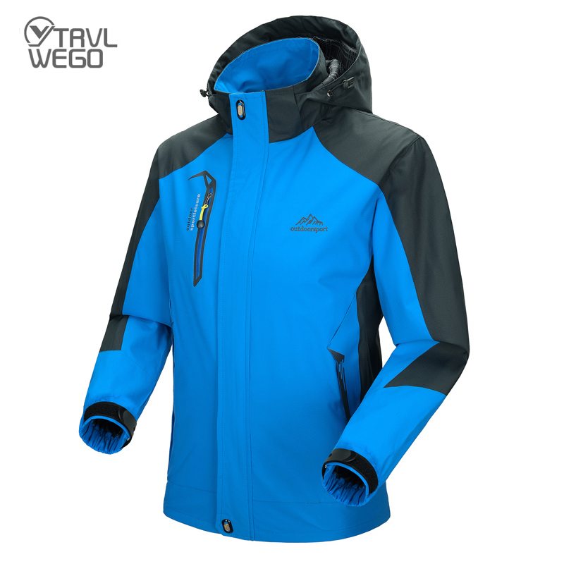 Outdoor Sport Waterproof Jacket - TRVLWEGO Autumn Hiking Jacket Male Coat