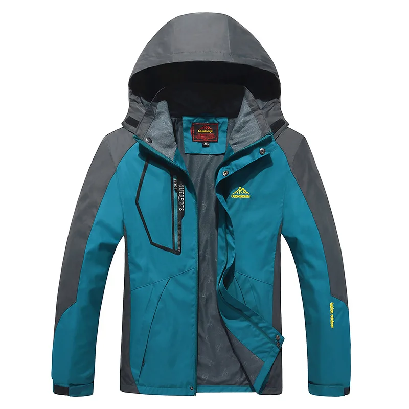 Outdoor Sport Waterproof Jacket - 8XL Spring Autumn Jacket Women Men