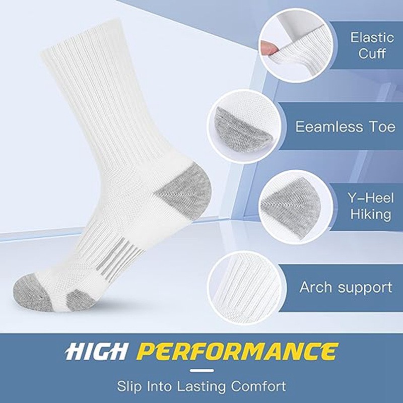 6 Pairs of High-Density Buffer - Outdoor Sport Hose ulasan dan harga