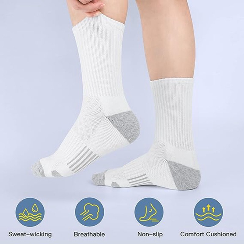 6 Pairs of High-Density Buffer - Outdoor Sport Hose ulasan dan harga