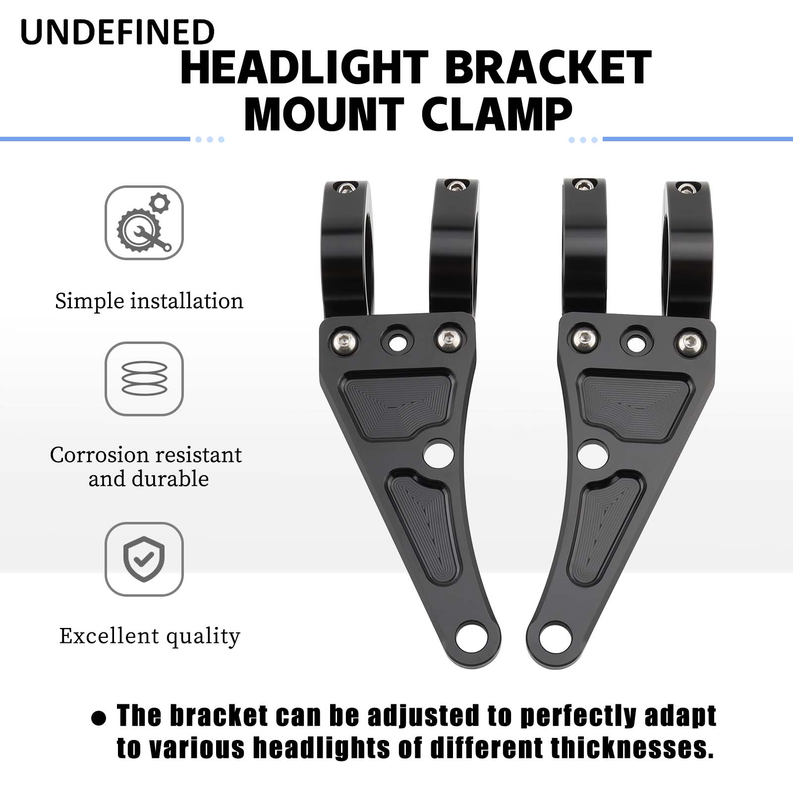 33mm-58mm Headlight Bracket Mo - Outdoor Sport Hose ulasan dan harga