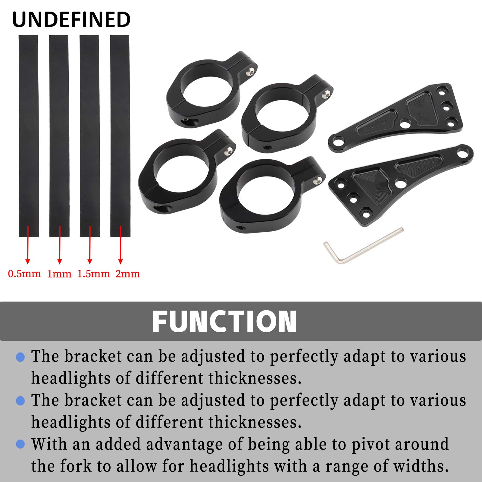 33mm-58mm Headlight Bracket Mo - Outdoor Sport Hose ulasan dan harga