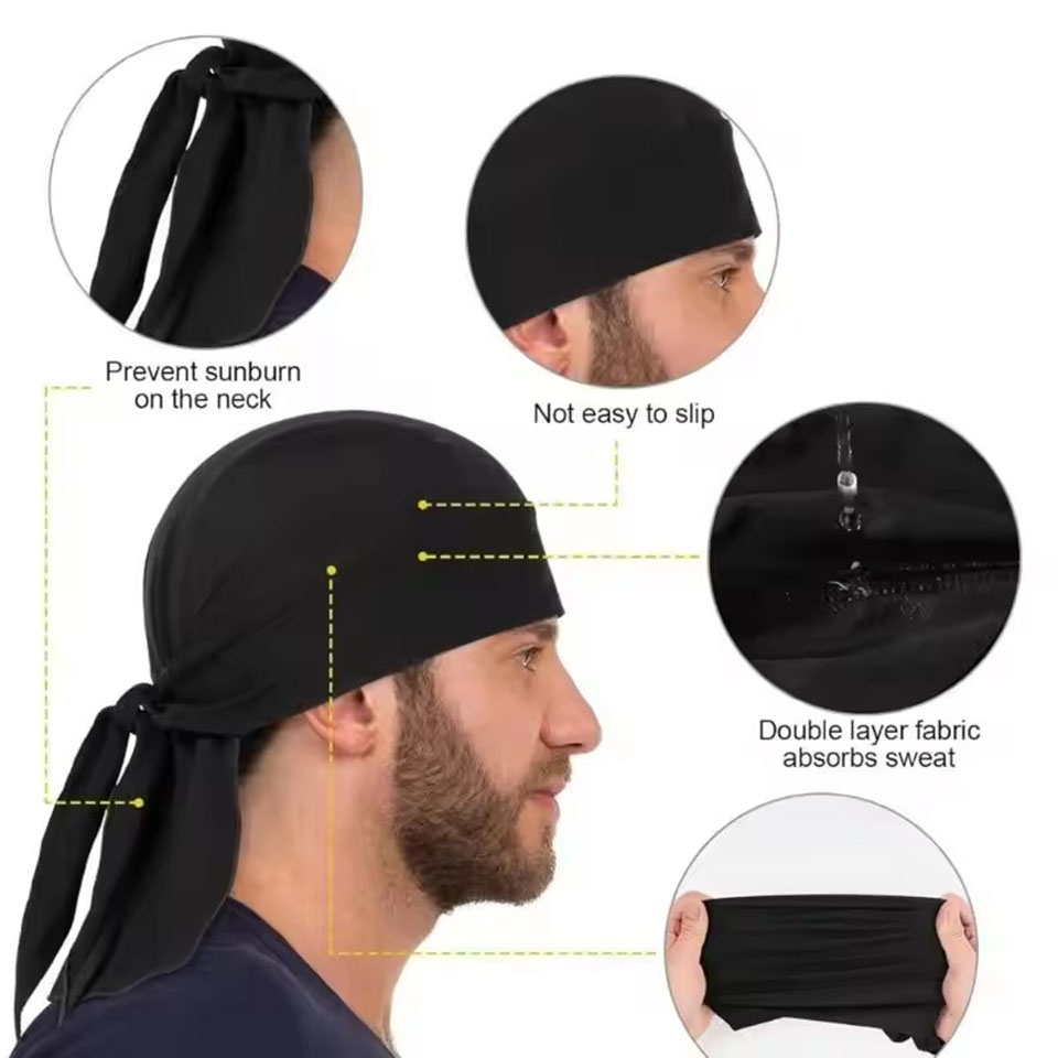 Bicycle Headband Sweat-wicking - Outdoor Sport Hat ulasan dan harga