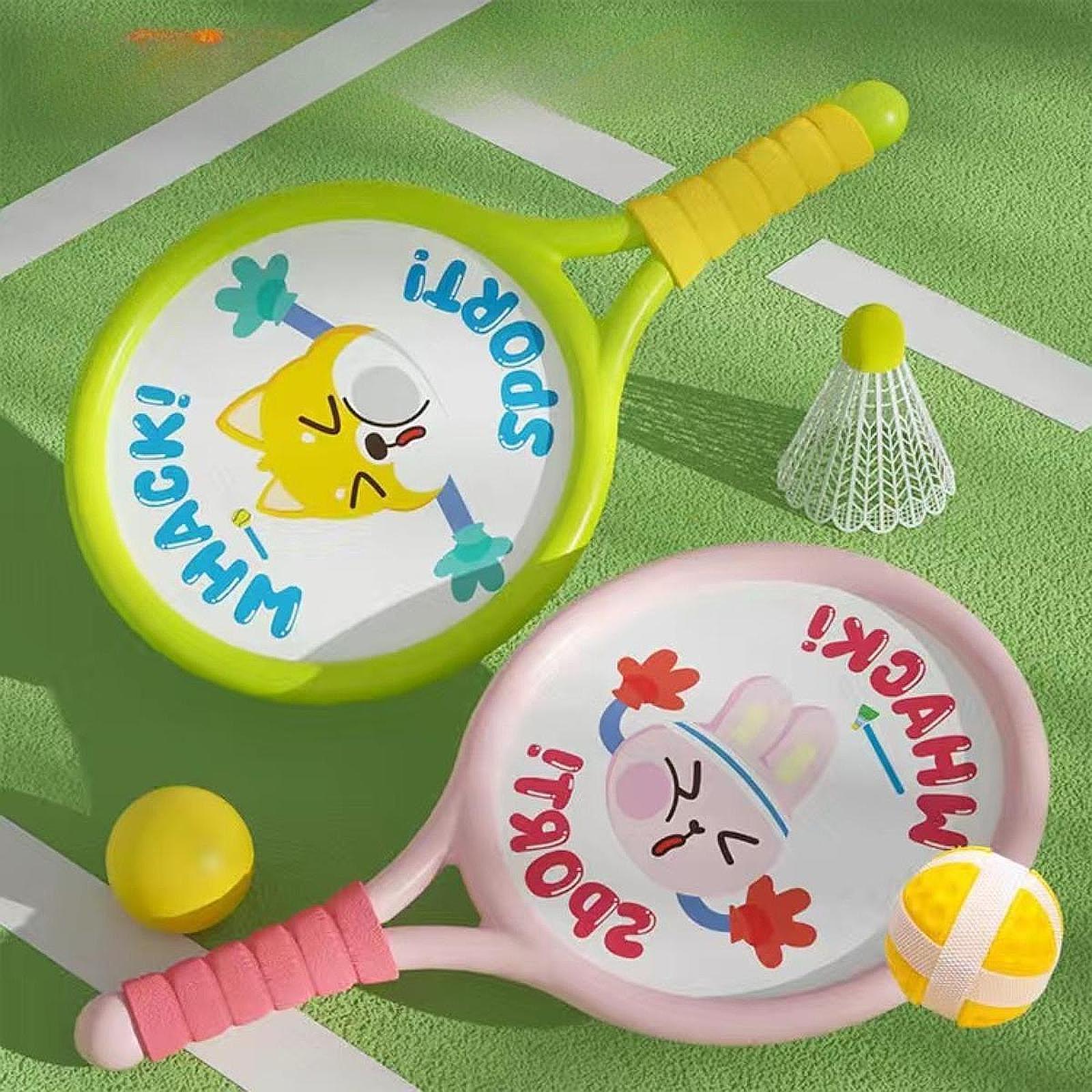 2Pcs Badminton Racket for Chil - Indoor Sport And Outdoor Sports ulasan dan harga
