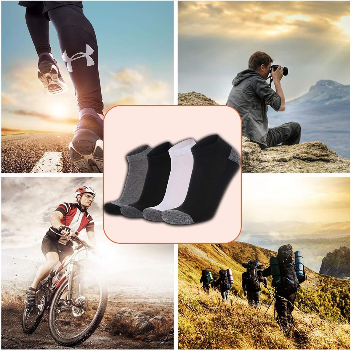 10 Pairs of High-Quality Men's - Outdoor Sport Hose ulasan dan harga