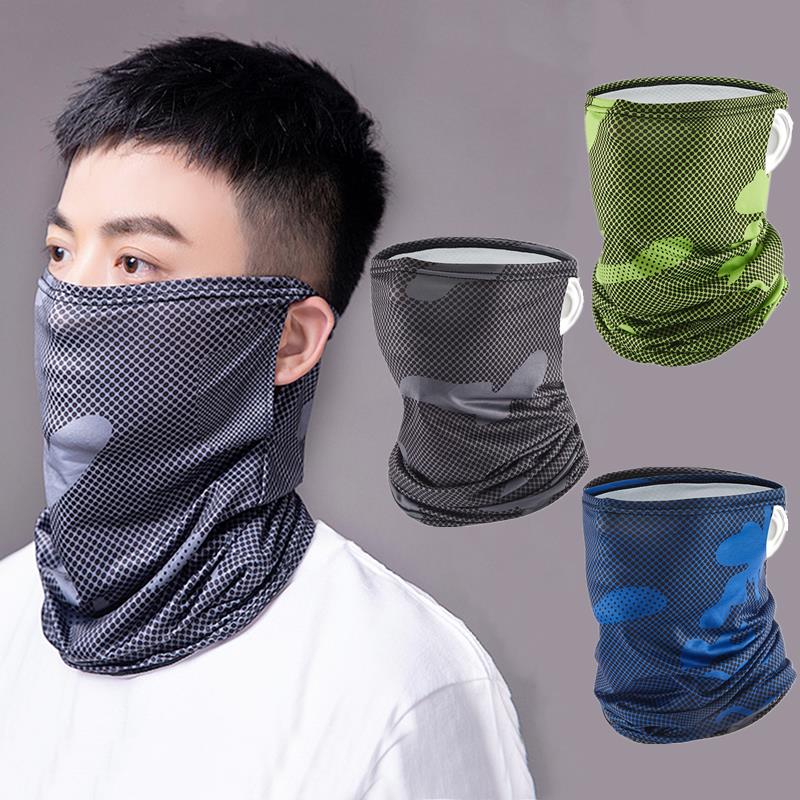 UV Protection Ice Silk Face Co - Outdoor Sport Hose ulasan dan harga