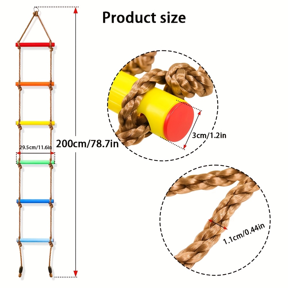1pc Colorful Kid Climbing Ladd - Outdoor Sport Activities For Kids ulasan dan harga