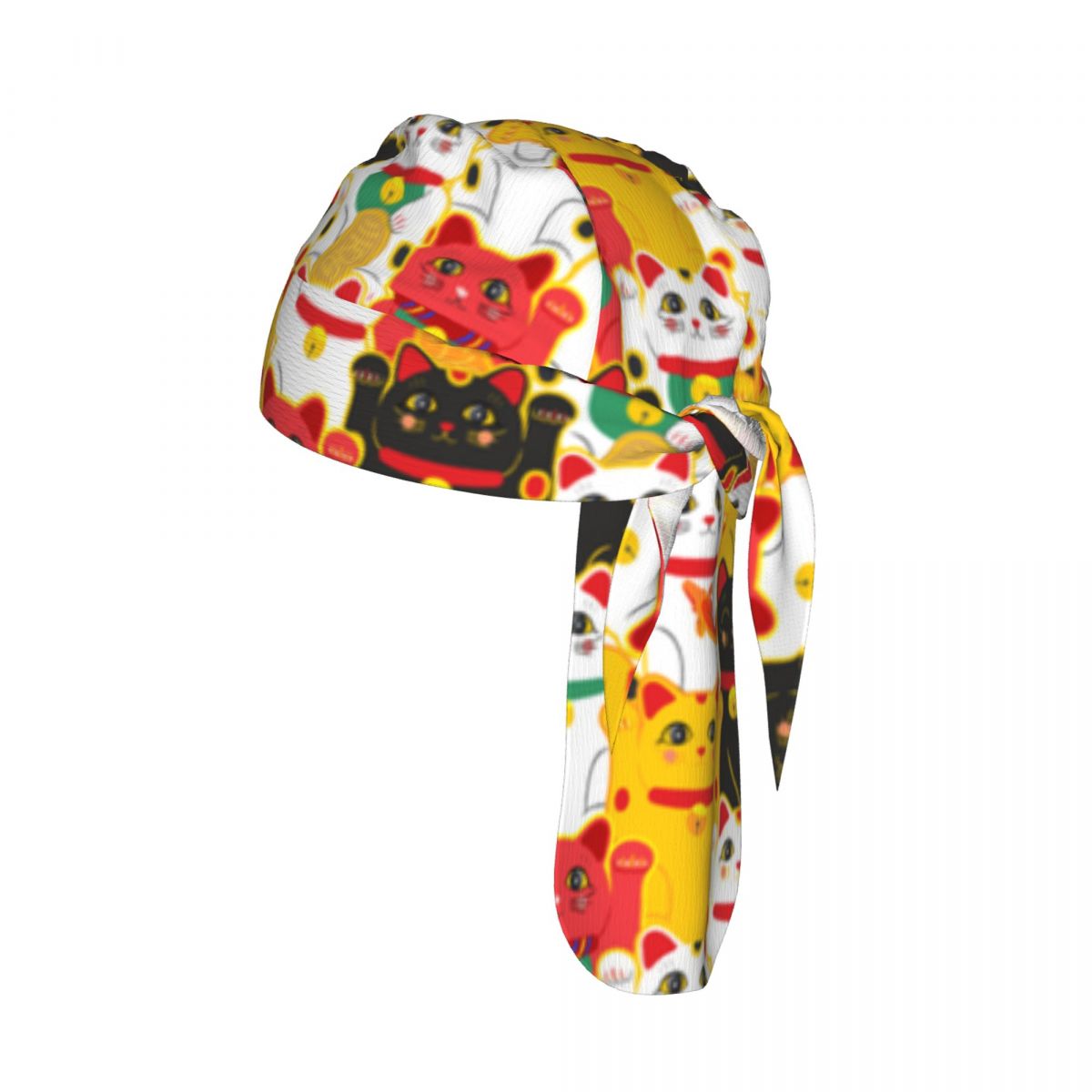 Maneki Neko Cat Pattern Lucky  - Outdoor Sport Hat ulasan dan harga