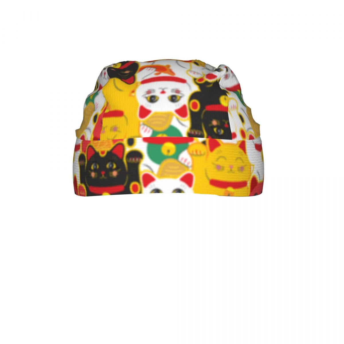 Maneki Neko Cat Pattern Lucky  - Outdoor Sport Hat ulasan dan harga
