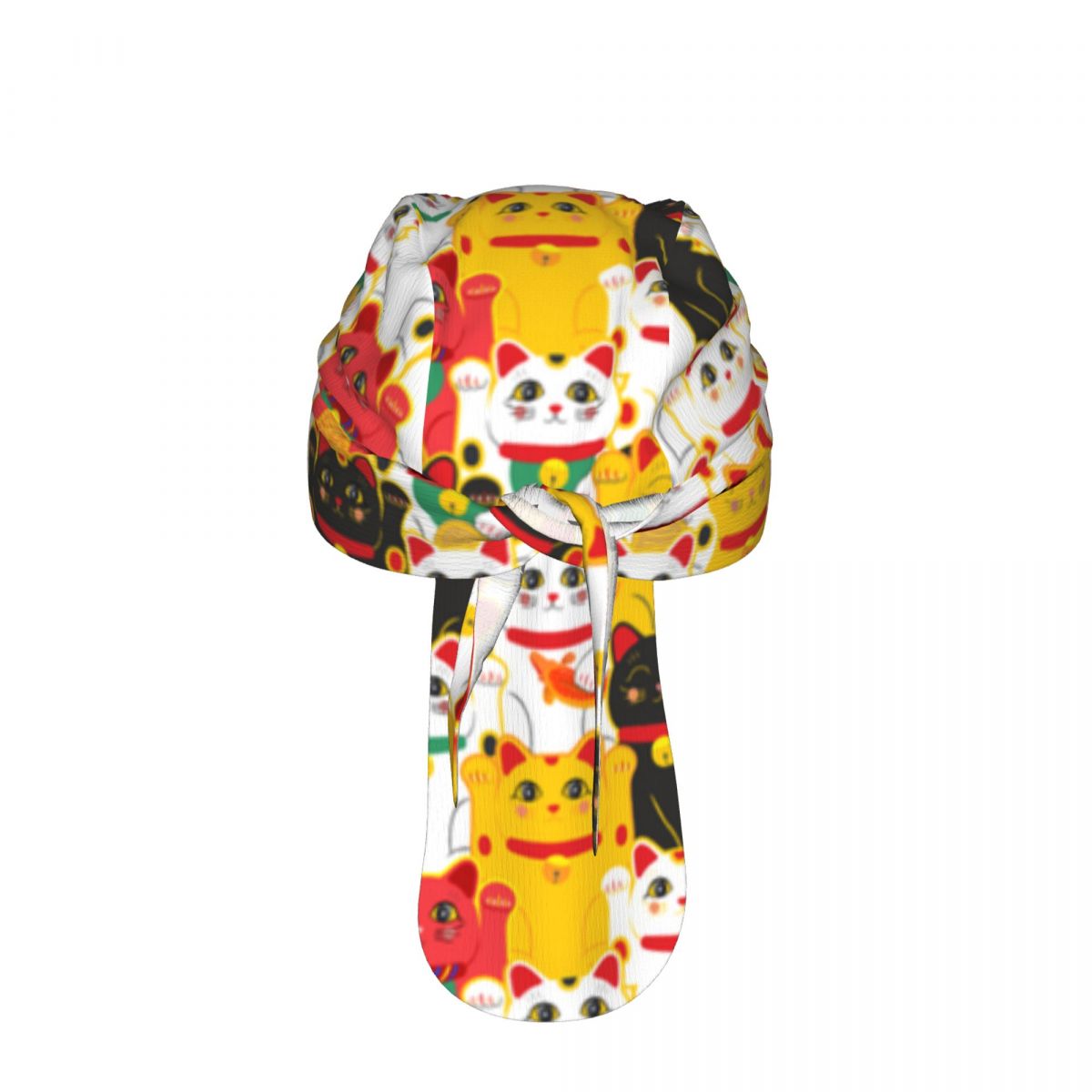 Maneki Neko Cat Pattern Lucky  - Outdoor Sport Hat ulasan dan harga