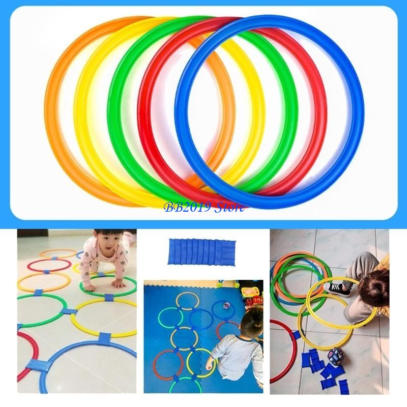 Q0KB Jumping Hoop Set Outdoor  - Indoor Sport And Outdoor Sports ulasan dan harga