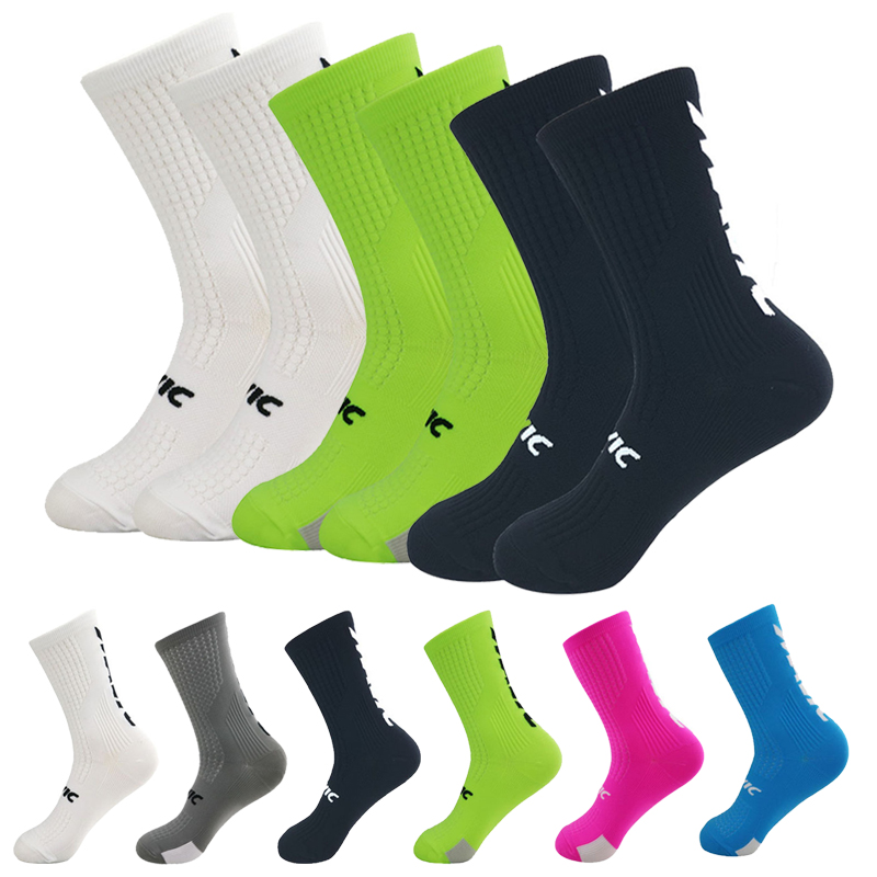 3 Pairs Cycling Socks Men Lett - Outdoor Sport Hose ulasan dan harga