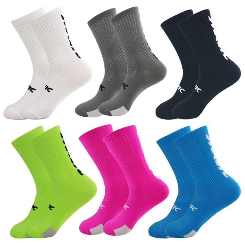 3 Pairs Cycling Socks Men Lett - Outdoor Sport Hose ulasan dan harga